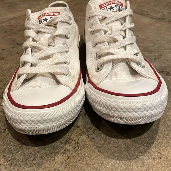 Converse White Chuck Taylor White Ox Low Top Sneakers Unisex M4 W6 EU 36.5 M7652 - Picture 9 of 13